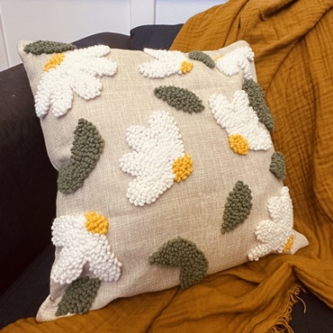 Punch Needle Pillow Cover