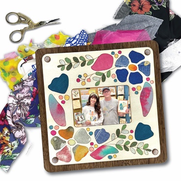 Fabric Art Picture Frame