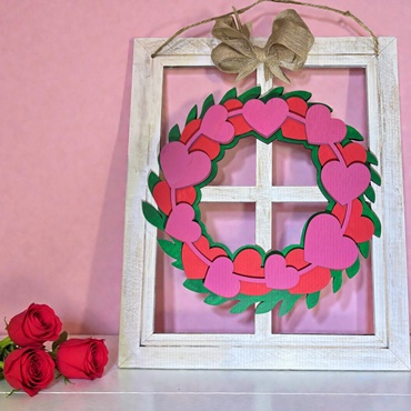 Homestyle Wood Wreath Frame