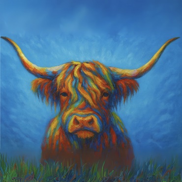 Highland Cow Painting