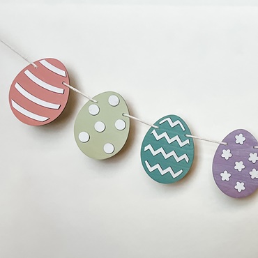 Design Your Own Easter Egg Garland
