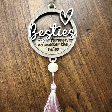 DIY Bestie Car Charm